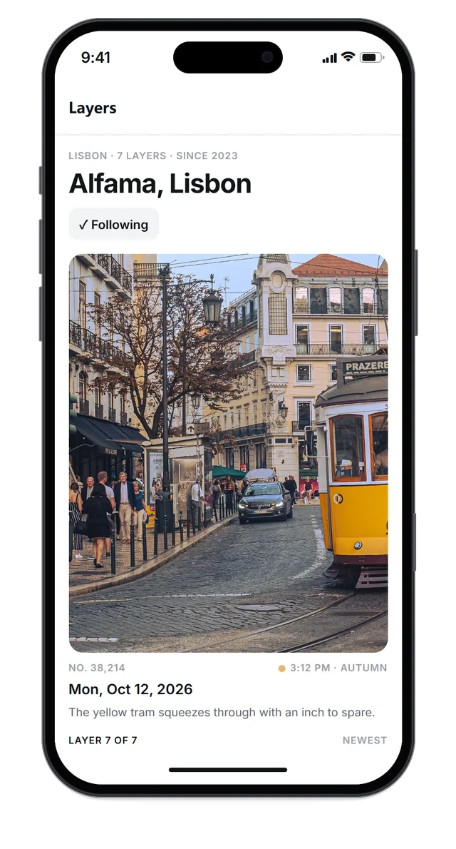 Earlier Layers: one large photo with a layer count